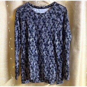 Half Moon Modern Movement Long Sleeve Top Sz Medium New